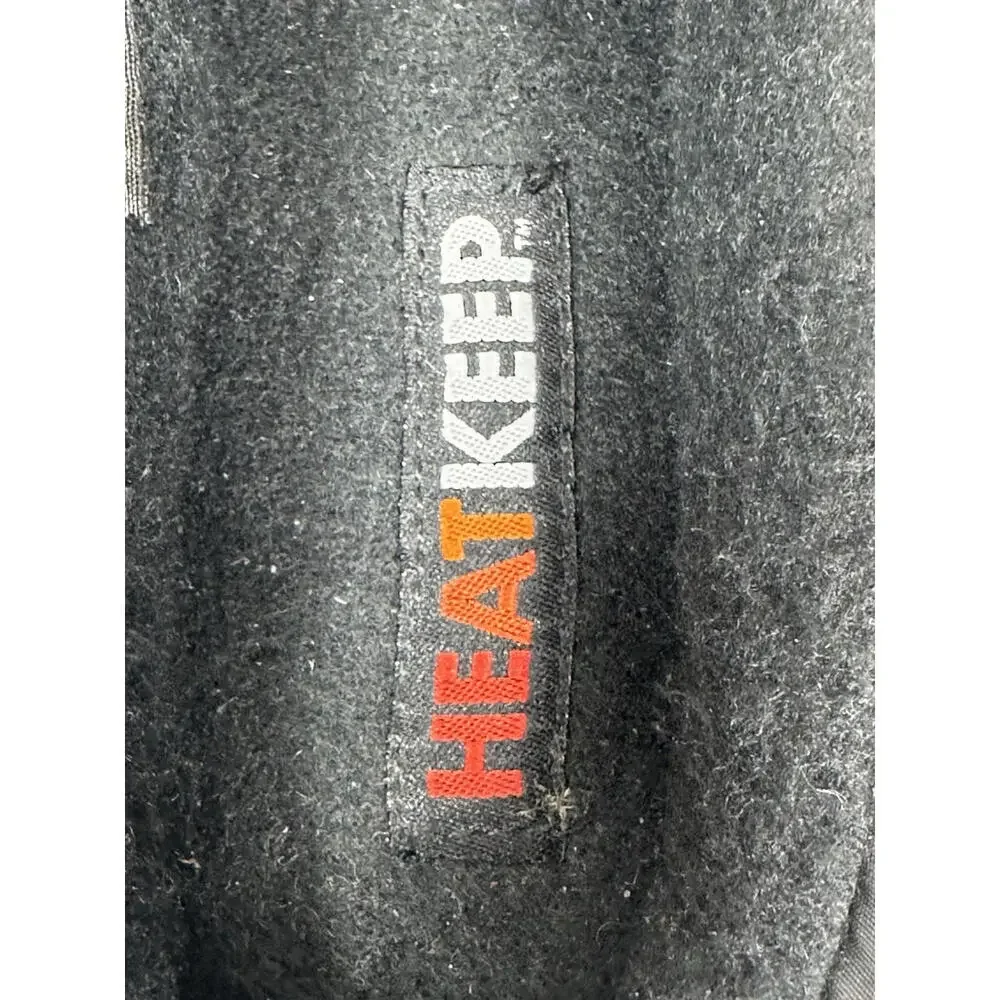 Heatkeep Memory Foam Mens Slippers Size 8-9‎ Puffer Black Indoor Out Thinsulate